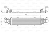 VALEO 818631 Intercooler, compresor