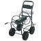 vidaXL Cărucior pentru furtun de grădină cu racord 1/2&quot;, 75 m, oțel 143777