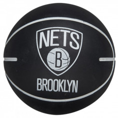 Mingi de baschet Wilson NBA Dribbler Brooklyn Nets Mini Ball WTB1100PDQBRO negru