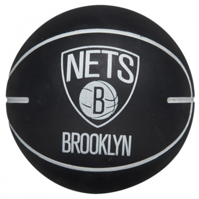 Mingi de baschet Wilson NBA Dribbler Brooklyn Nets Mini Ball WTB1100PDQBRO negru foto