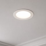Spot LED incastrat AKTOBE 6W, rotund, alb, lumina rece, &Oslash;11,9 cm