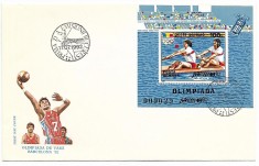 Romania(64)-Jocurile Olimpice de Vara Barcelona,1992,3 FDC cu seria+2 FDC colite
