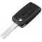 Carcasa cheie tip briceag pentru Peugeot, Citroen, 2 butoane