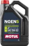 Ulei motor 4T Motul NGEN 5 15W50 4l, API SP JASO MA-2 Semi-synthetic