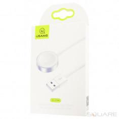 Incarcatoare retea, usams, wireless charger for apple watch, us-cc064, white foto