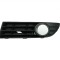 Grila bara fata Vw Polo (9N3) Hatchback 04.2005-08.2009 , Fata Stanga, cu decupaj far ceata 6Q0853665E9B9