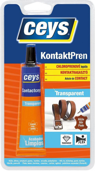 Ceys KONTAKTCEYS adeziv transparent, tub, 30 ml