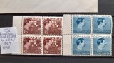 1938-Romania-Carol II-Constit.-2 buc-Bl4-MNH, Nestampilat