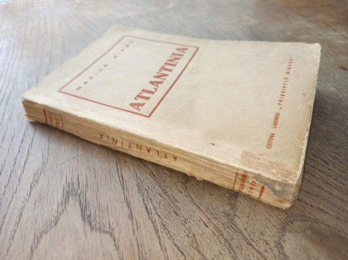 MARIUS MIRCU (dedicatie* autograf) ATLANTIDA, 1939
