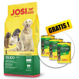 Cumpara ieftin JOSIDOG Solido 15 kg + 3 konzervy ZDARMA, Josera