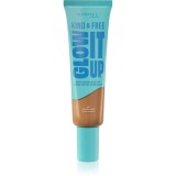 Rimmel Kind &amp; Free Glow It Up machiaj ușor de hidratare culoare 400 Natural Beige 30 ml