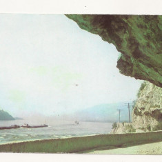 Carte Postala veche - Dunarea la Cazane , Muzeul portile de fier, Necirculata