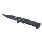 Briceag model solzi de dragon, deschidere automata pe buton, negru, 15 x 2 cm