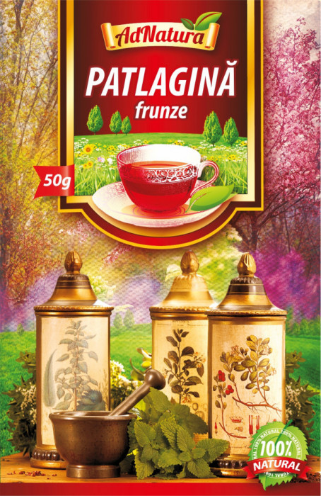 Ceai patlagina frunze 50gr adserv