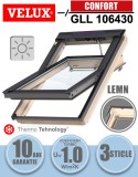 Fereastra mansarda VELUX GLL 106430 actionare solara, lemn, 3 sticle