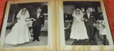 40 FOTOGEAFII - ALBUM VINTAGE CU POZE DE LA CUNUNIE / NUNTA ( ITALIA )