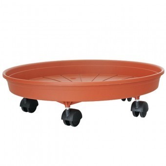 Suport cu roti pentru ghivece, Strend Pro ICS Margherita, diametru 25 cm foto