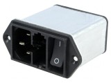 Conector Alimentare AC IEC 60320 10A 250VAC
