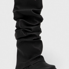Rombaut cizme TYPHOON femei, culoarea negru, cu toc plat, W24-B-021