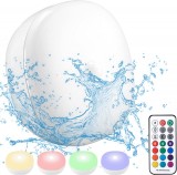 Plafoniera LED Youtob cu senzor de miscare, rezistenta la apa, cu baterii, 5W, RGB, 4000k