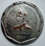 7.924 REPUBLICA DOMINICANA 25 PESOS 2005 FALS