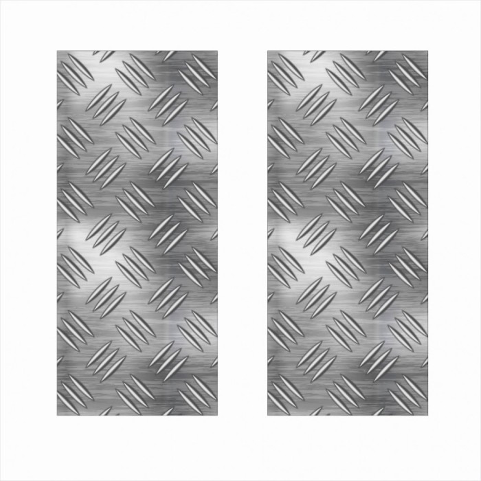 Set 2 stickere auto decorative pentru stalpi usi &acirc; print autoadeziv orajet, ecosolvent outdoor, 50x22 cm