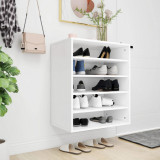 Pantofar, alb, 60x35x70 cm, PAL GartenMobel Dekor, vidaXL