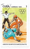 Cuba - Jocurile Olimpice - Barcelona '92, Spania, 1990 - 1 C, obliterat
