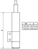 KYB 331702 Excel-G amortizor punte fata Mercedes Sprinter 3 t, 3.5t,