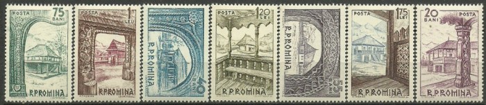 1963 - Muzeul satului, serie neuzata