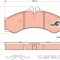 TRW GDB1288 COTEC set placute frana,frana disc