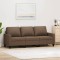 Gossi canapea cu 3 locuri, maro, 180 cm, material textil