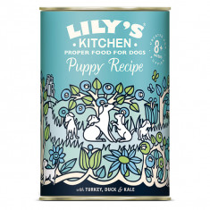 Lily's Kitchen for Dogs Puppy Recipe with Turkey, Duck and Kale, 400g