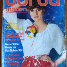 Burda Revista moda vintage cu tipare 1977