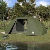 VidaXL Cort de pescuit pentru 7 persoane, verde olive, rezistent la apă