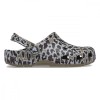 Saboți Crocs Classic Animal Print Clog Maro - Khaki/Leopard, 37
