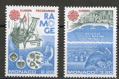 C4884 - Monaco 1986 - Europa 2v. neuzat,perfecta stare foto