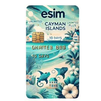 eSIM Cayman Islands, Unlimited Plus, 10 Days foto