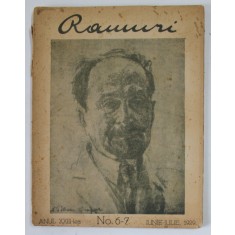 RAMURI , REVISTA , ANUL XXIII , NR. 6-7 , IUNIE - IULIE , 1929