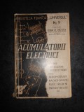 IOAN R. NICOLA - ACUMULATORII ELECTRICI (1944), Alta editura