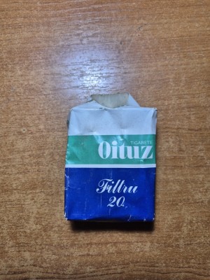pachet de tigari oituz - intreprinderea de tigarete sfanu gheorghe - din anii &amp;#039;70 - &amp;#039;80 - nu contine tigari foto