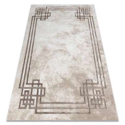 Covor BLISS Z203AZ138 crem / bej - Cadru, modern, structural, 80x150 cm foto