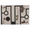 Covor Heinner, 90 x 130 cm, bumbac, 850 gsm, model joc