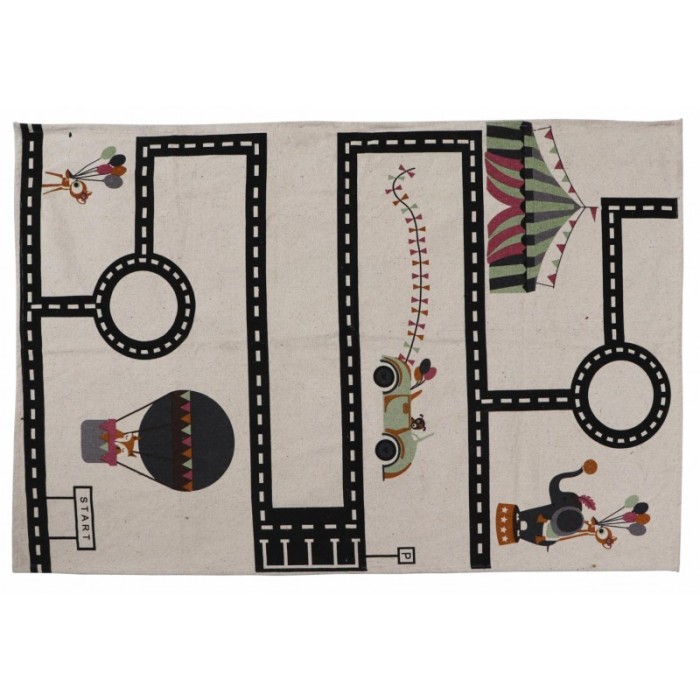 Covor Heinner, 90 x 130 cm, bumbac, 850 gsm, model joc