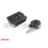 Carcasa Cheie Contact Pentru Mazda 2 3 5 6 Rx8 Mx5, 2 Butoane, Cu Cheie