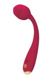 Vibrator Stem Flexi G-Spot Rosegasm, 9 Moduri Vibratii, Silicon, USB, Rosu, 21 cm