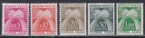 Franta 1960 - Timbre de taxa, SET COMPLET, Cota 70 EURO (Mi. 2022), MNH, Nestampilat
