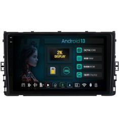 Navigatie 2K Volkswagen T-Roc (2017-Prezent) 4GB RAM Android 13 Octacore Slot Sim 4G DSP GPS Wi-FI Carplay Android Auto USB Bluetooth Waze Touchscreen