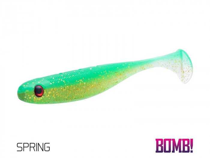 Shad Bomb Rippa 10 cm. culoare Spring - Delphin