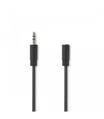 Cablu prelungitor audio Stereo Jack 3.5 mm tata - 3.5 mm mama 3m Nedis foto